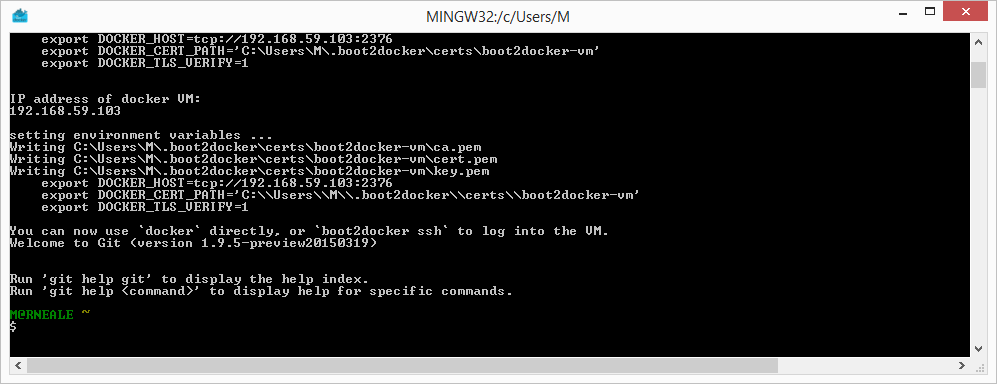 Install Docker Toolbox on Windows | docker-toolbox